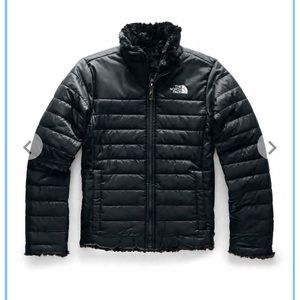 North Face Girls Reversible Mossbud Swirl Jacket